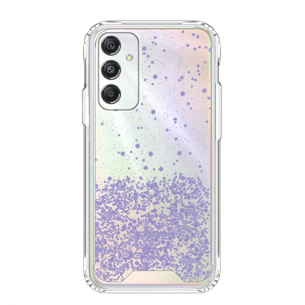 Capa em purpurina para Galaxy S23 FE - Lilás
