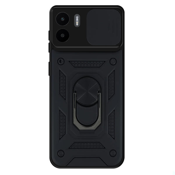 Capa Military com proteção de câmera deslizante e anel 360º para Xiaomi Redmi A2