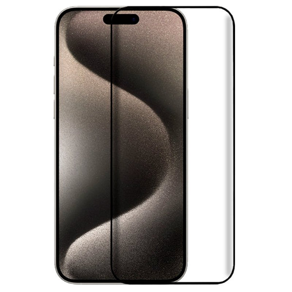 Película de vidro temperado 5D para iPhone 15 Pro Max