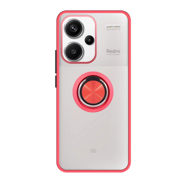 Capa Xiaomi Redmi Note 13 Pro Plus 5G Smoked Anel - Vermelho