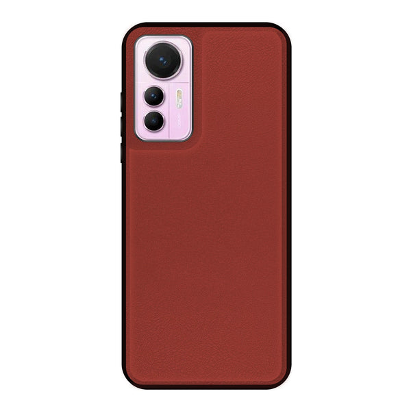 Capa Xiaomi 12 Lite Efeito Pele Magnética - Vermelho