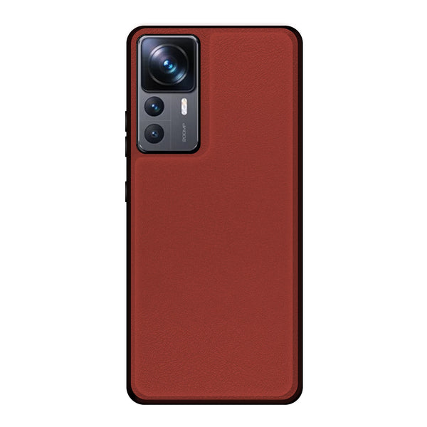 Capa Xiaomi 12T/12T Pro Efeito Pele Magnética - Vermelho