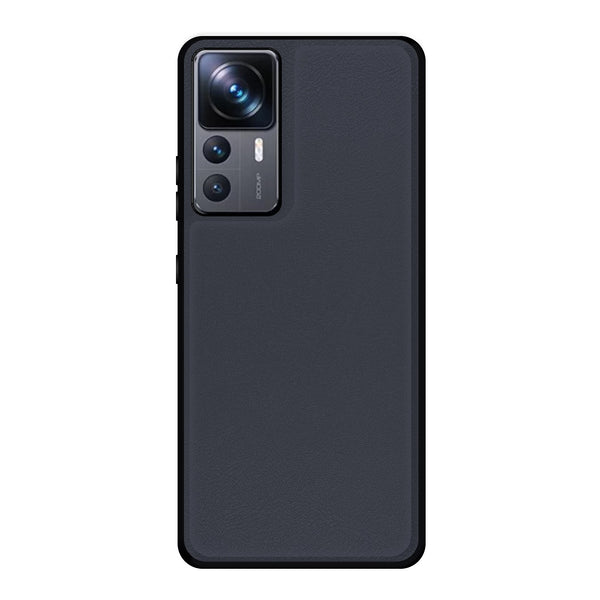 Capa Xiaomi 12T/12T Pro Efeito Pele Magnética - Azul Escuro