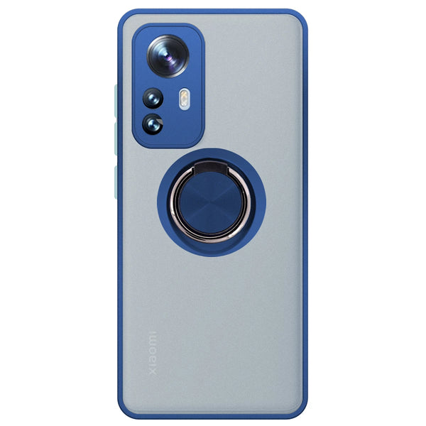 Capa Xiaomi 12/12X Smoked Iman Anel - Azul