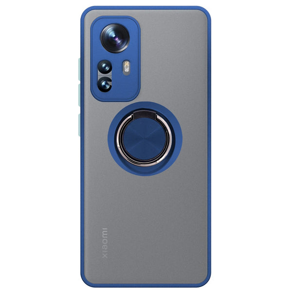 Capa Xiaomi 12 Pro Smoked Anel - Azul