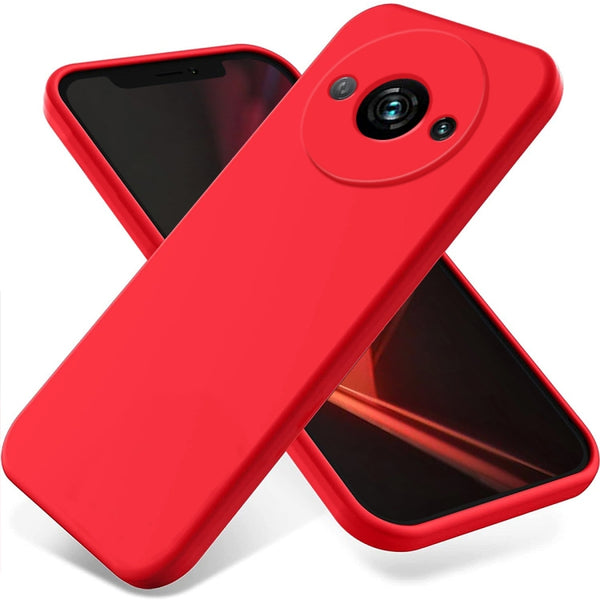 Capa Xiaomi Redmi A3 Silicone Premium - Vermelho