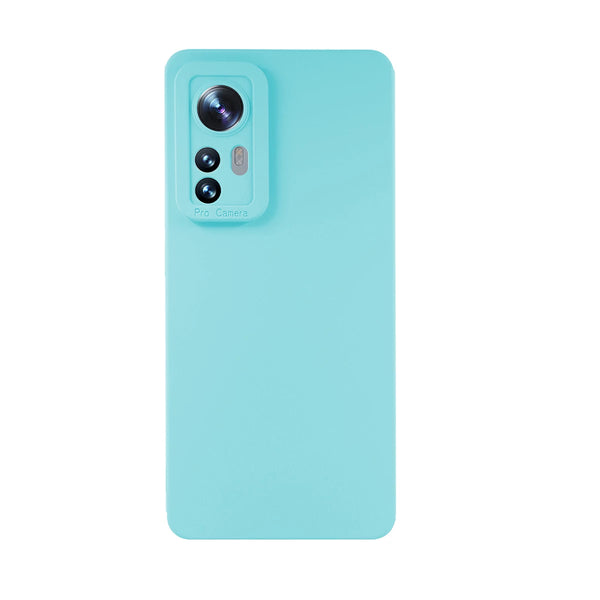Capa Xiaomi 12 Pro Silicone Premium - Azul Turquesa