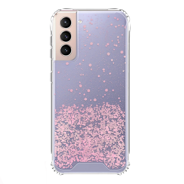 Capa Samsung Galaxy S24 Plus Purpurina - Rosa