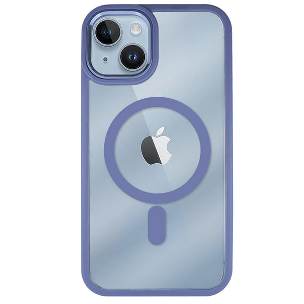 Capa iPhone 15 MagSafe Frame - Azul