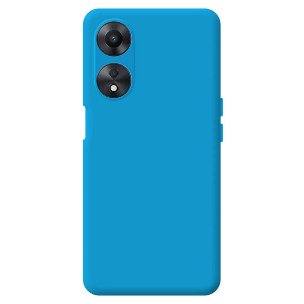 Capa Oppo A78 4G Silicone Premium - Azul