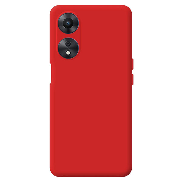 Capa Oppo A78 4G Silicone Premium - Vermelho