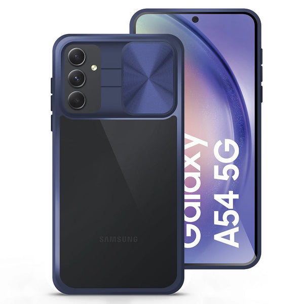 Capa Samsung Galaxy A54 5G Tampa Deslizante Premium - Azul Marinho