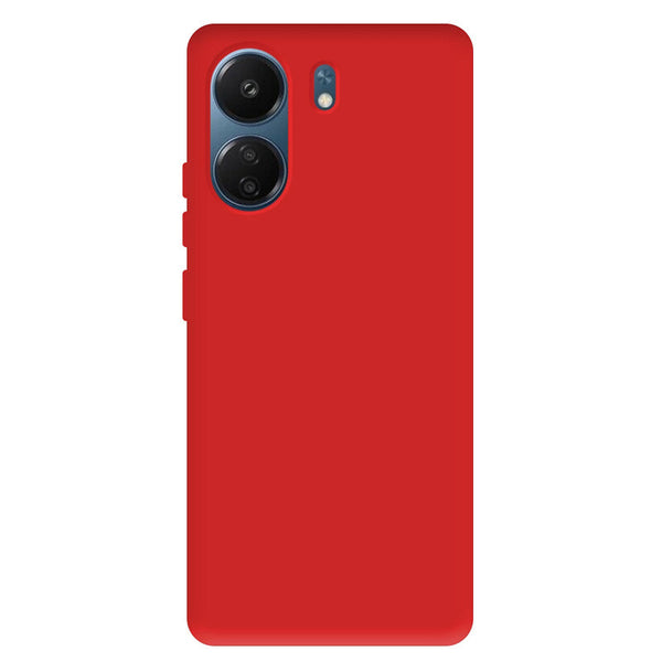 Capa Xiaomi Redmi 13C Silicone Premium - Vermelho