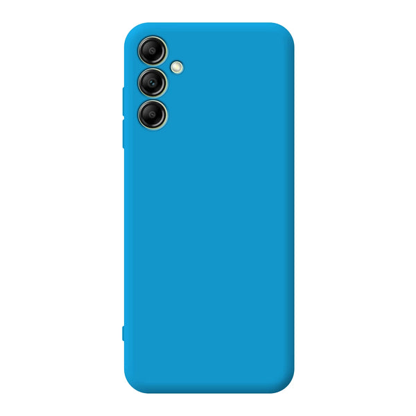 Capa Samsung Galaxy A35 5G Silicone com Proteção de Câmera - Azul