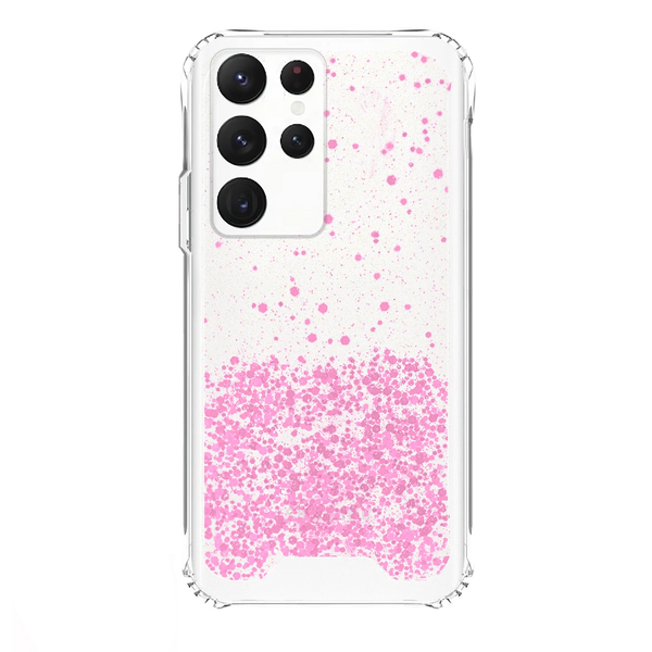 Capa Samsung Galaxy S24 Ultra Purpurina - Rosa