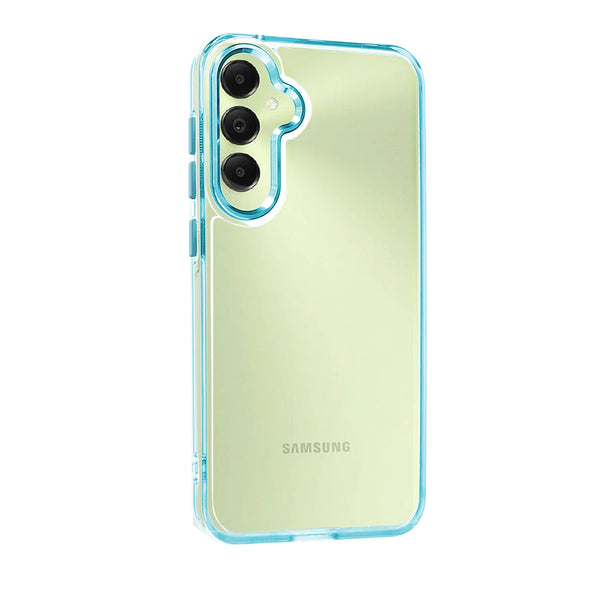 Capa Samsung Galaxy A05s Borda Colorida - Azul Turquesa