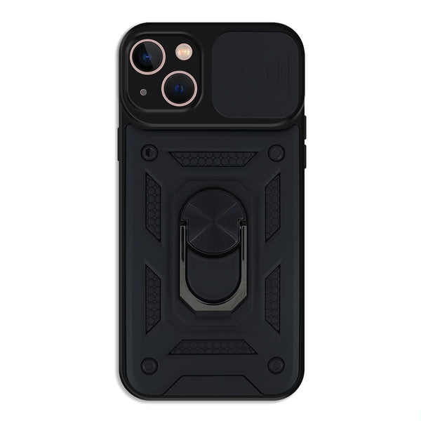 Capa iPhone 14 Plus com Proteção de Câmera deslizante - Preto