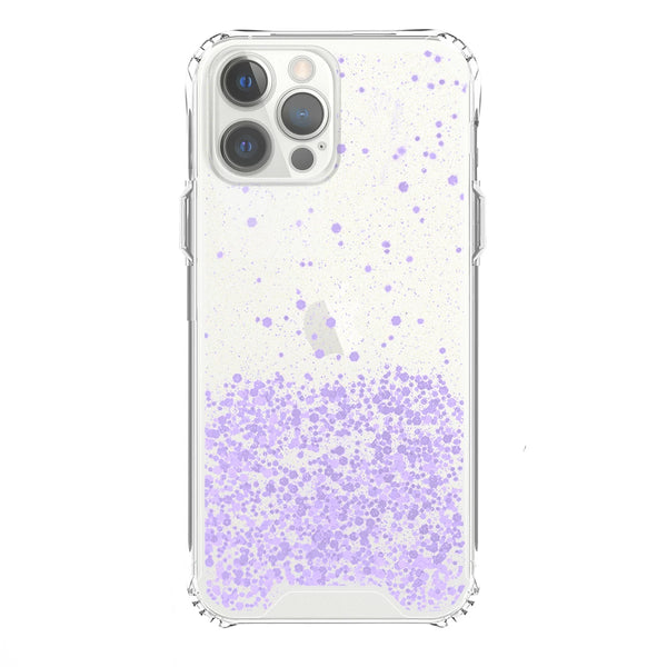 Capa em purpurina para iPhone 15 Pro - Lilás