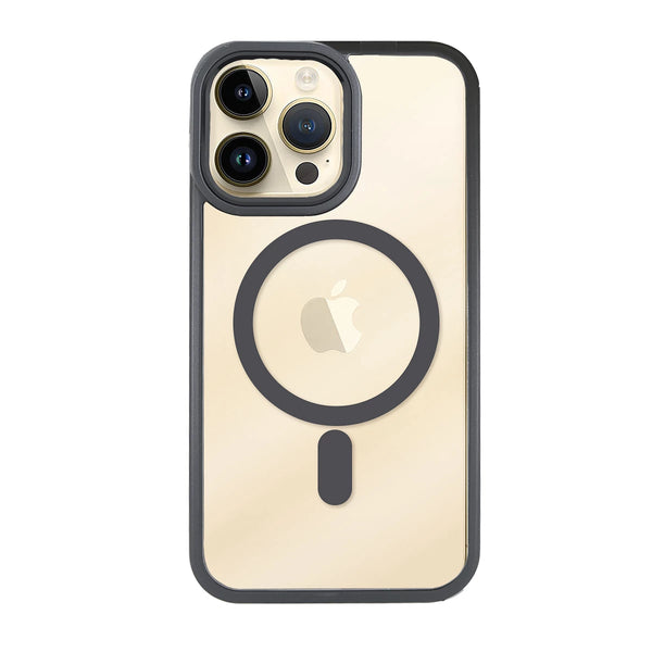 Capa iPhone 15 Plus MagSafe Frame - Preto