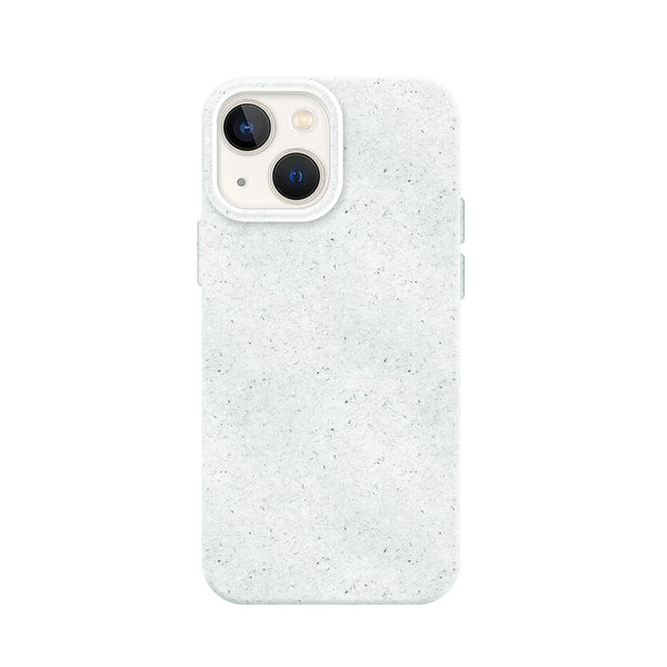 Capa de Silicone Biodegradável para iPhone 14 - Branco