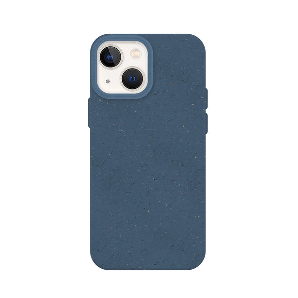 Capa de Silicone Biodegradável para iPhone 14 - Azul