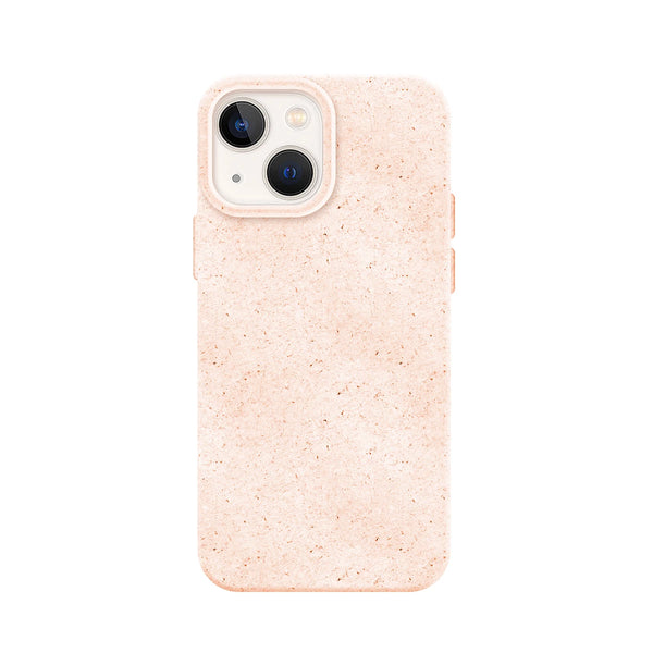 Capa de Silicone Biodegradável para iPhone 14 - Rosa