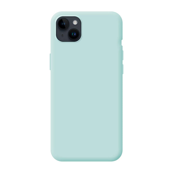 Capa de Silicone premium para iPhone 14 - Azul Turquesa