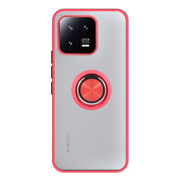 Capa Xiaomi 13 Pro de Gel com Suporte íman (Smoked) - Vermelho