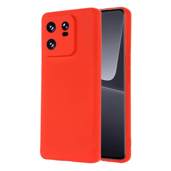 Capa Silicone Xiaomi 13T/13T Pro Silicone Premium - Vermelho