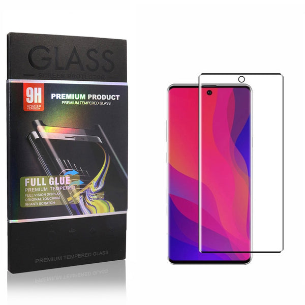Película de vidro temperado curvo Full Glue premium para Xiaomi Mi Note 10/ Xiaomi Mi Note 10 Pro