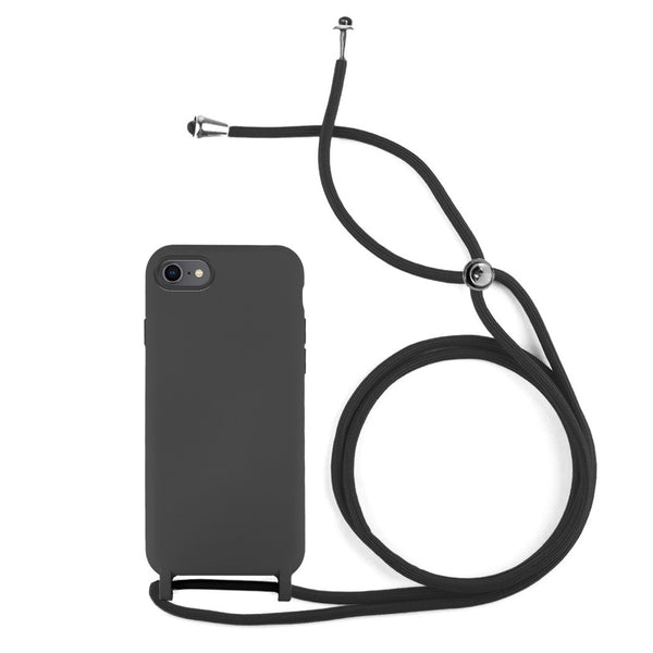 Capa de silicone com cordão para iPhone SE (2020)/SE (2022)
