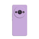 Capa de Silicone com Proteção de câmera para Xiaomi Redmi A3 - Lilás