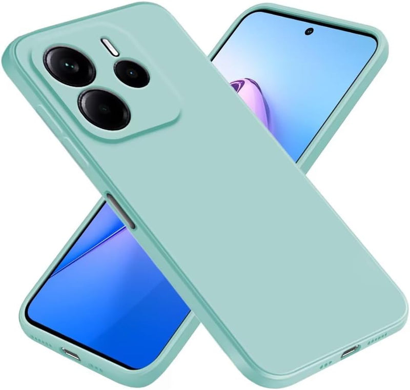Capa Xiaomi Redmi Note 14 4G Silicone Premium  - Azul Turquesa