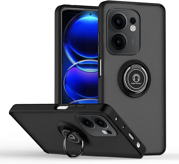 Capa Oppo Reno 13F Smoked Iman - Preto
