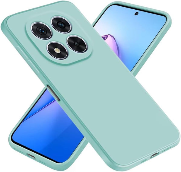 Capa Xiaomi Redmi Note 14 Pro 4G Silicone Premium - Azul Turquesa