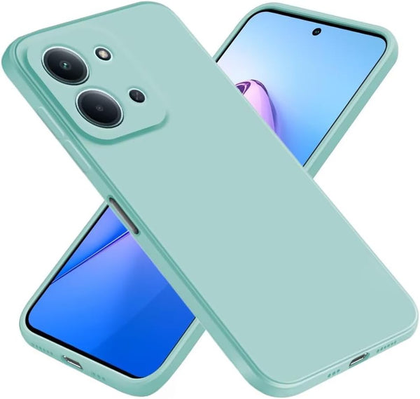 Capa Xiaomi Redmi 15C 5G Silicone Premium - Azul Turquesa