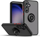 Capa Samsung Galaxy S25 Smoked Iman Anel - Preto
