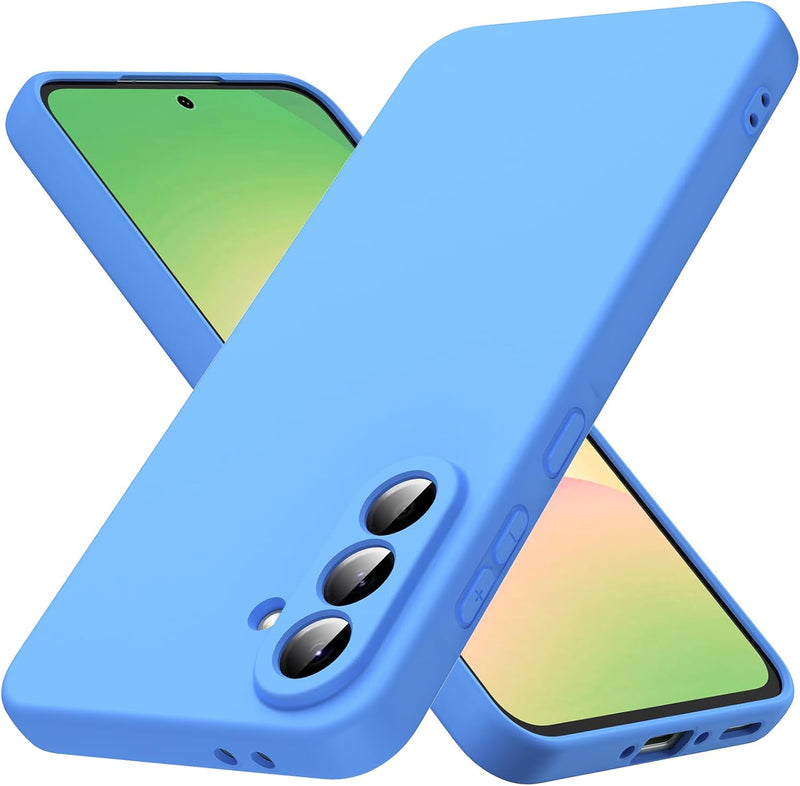 Capa Samsung Galaxy A56 Silicone Premium - Azul