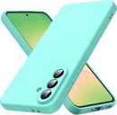 Capa Samsung Galaxy A56 Silicone Premium - Azul Turquesa