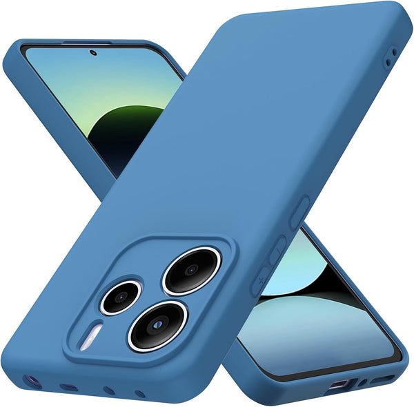 Capa Xiaomi Redmi Note 14 5G Silicone Premium - Azul