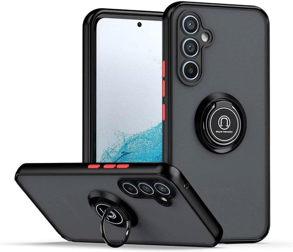 Capa Samsung Galaxy A36 Smoked Iman Anel - Preto