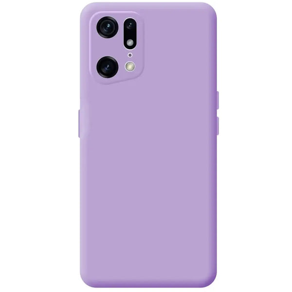 Capa Oppo Find X5 Pro Silicone Premium - Lilás