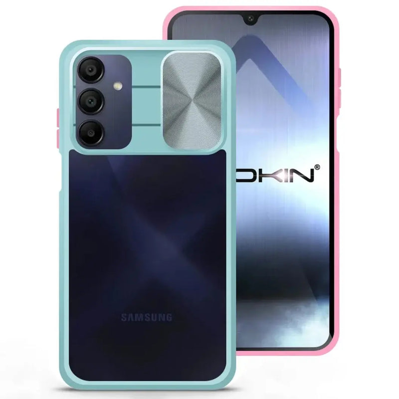 Capa Samsung Galaxy A16 Tampa Deslizante - Azul Turquesa