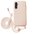 Capa Samsung Galaxy A16 Silicone Cordão - Rosa