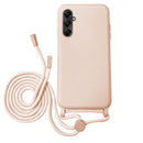 Capa Samsung Galaxy A36 Silicone Cordão - Rosa