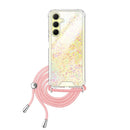 Capa Samsung Galaxy A55 5G Purpurina Cordão - Rosa