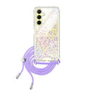 Capa Samsung Galaxy A55 5G Purpurina Cordão - Lilás