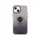 Capa de Silicone Brilhante com íman e anel para iPhone 15 Plus