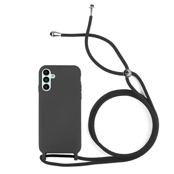 Capa Samsung Galaxy A14 4G/5G Silicone Cordão - Preto