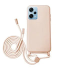 Capa Xiaomi Redmi Note 12 Pro 5G Silicone Cordão - Rosa